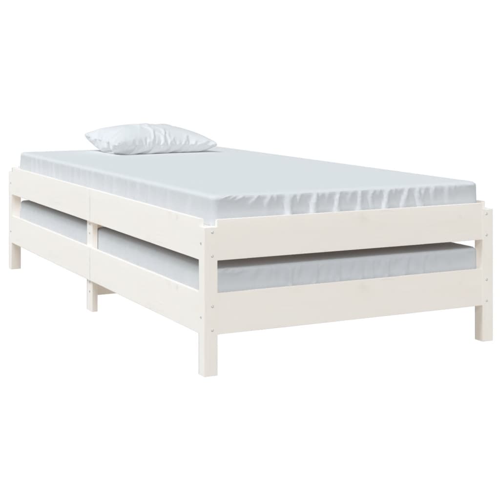 Bed stapelbaar 90x190 cm massief grenenhout