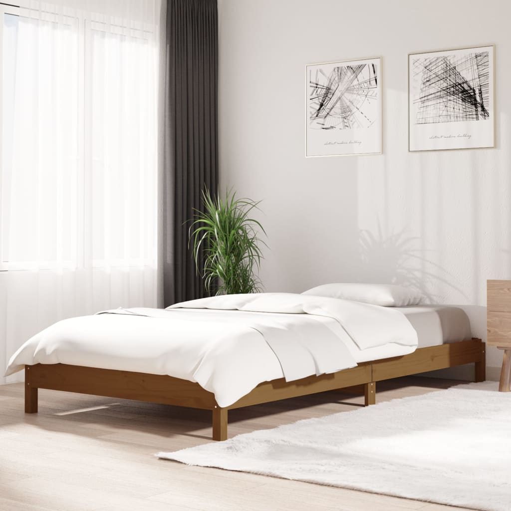 Bed stapelbaar 90x190 cm massief grenenhout