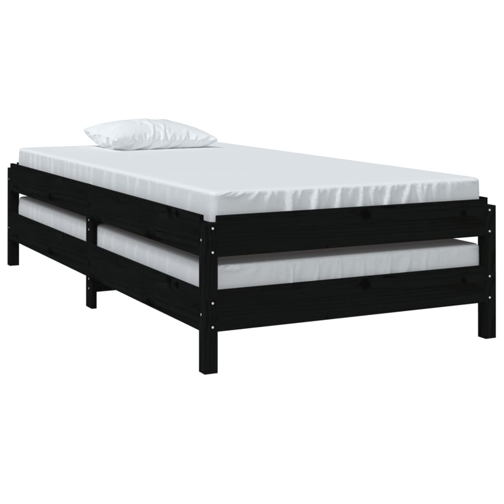 Bed stapelbaar 90x190 cm massief grenenhout