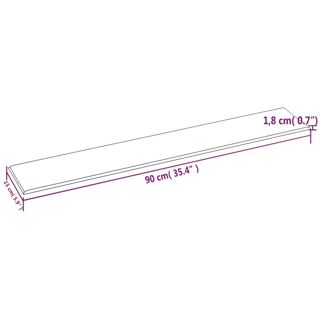 Wandpanelen 12 st 1,08 m² 60x15 cm fluweel