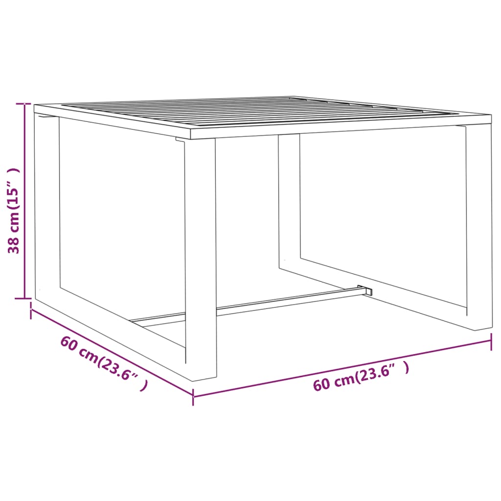 5-delige Loungeset met kussens aluminium antracietkleurig