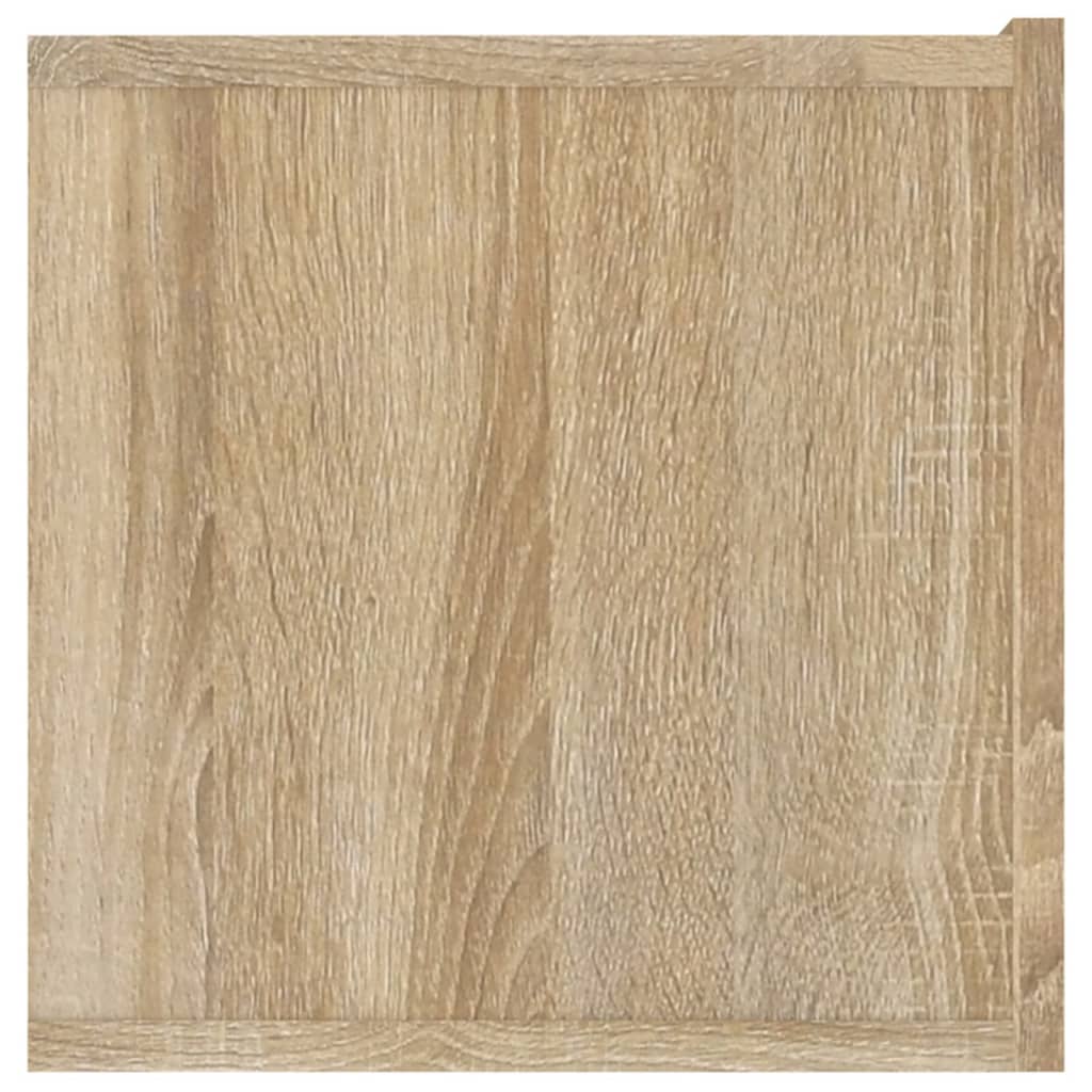 Tv-meubel 80x30x30 cm bewerkt hout bruin eikenkleur