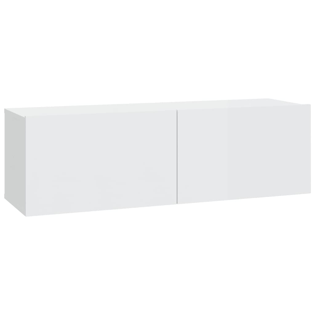 Tv-wandmeubels 2 st 100x30x30 cm hout eikenkleurig