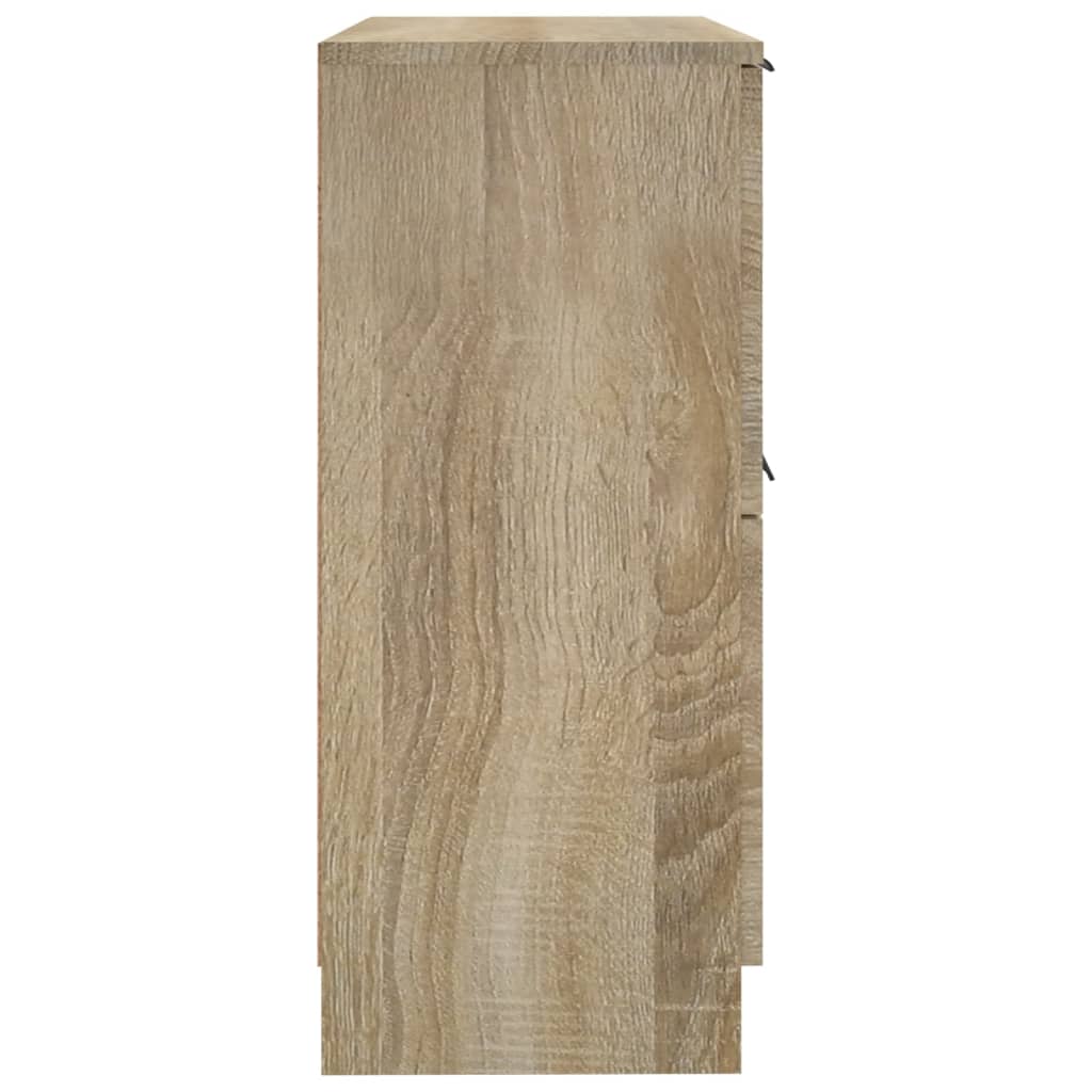 Dressoirs 2 st 30x30x70 cm bewerkt hout