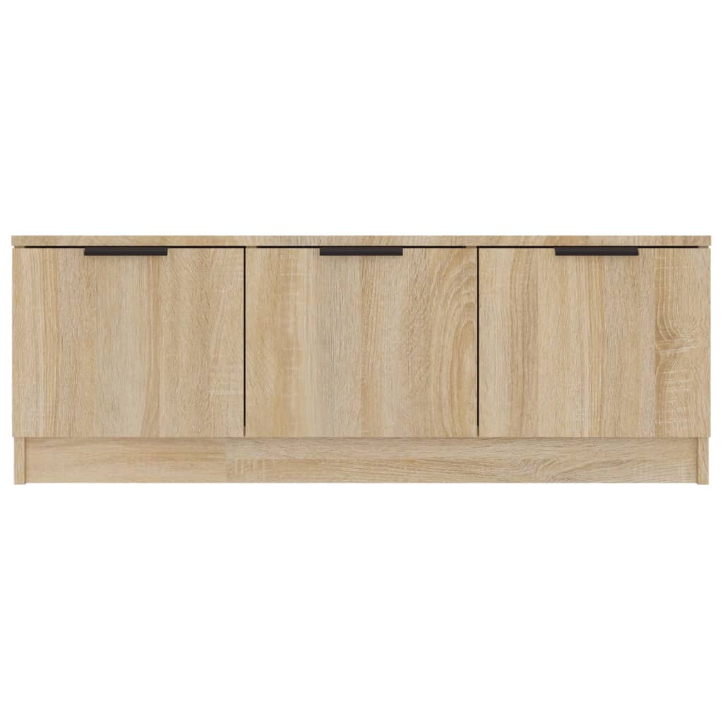 Tv-meubel 102x35x36,5 cm bewerkt hout