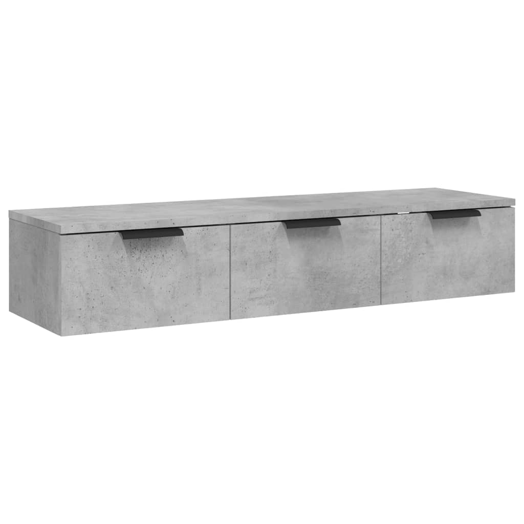 Wandkast 102x30x20 cm bewerkt hout hoogglans wit