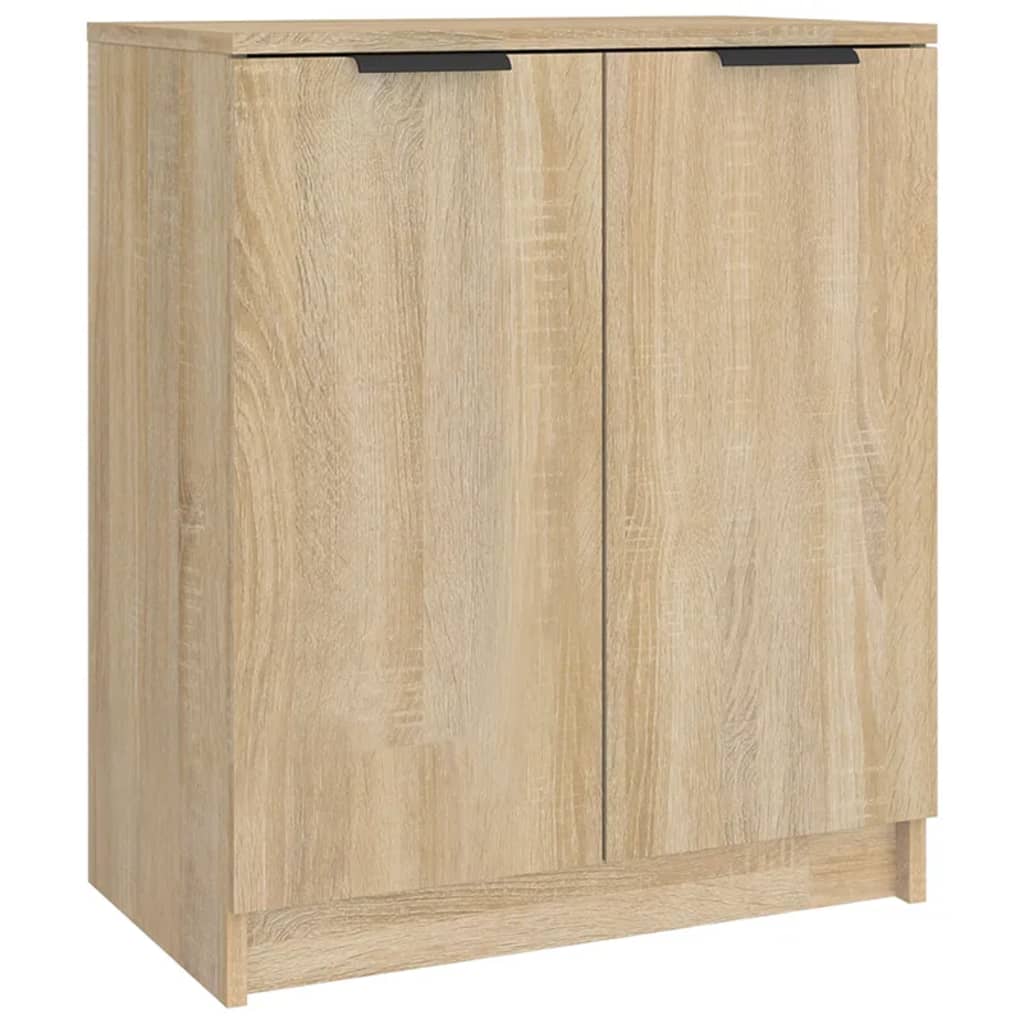 Schoenenkast 59x35x70 cm bewerkt hout eikenkleurig