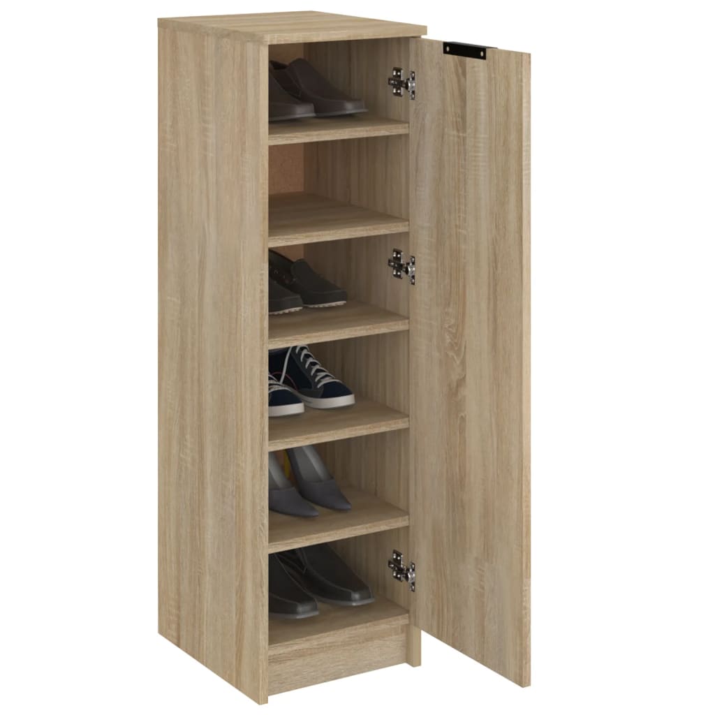 Schoenenkast 30x35x100 cm bewerkt hout