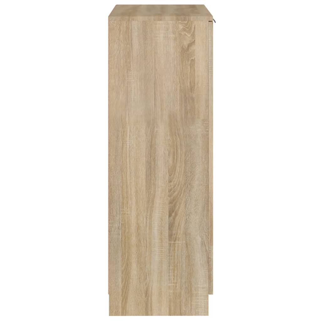 Schoenenkast 59x35x100 cm bewerkt hout