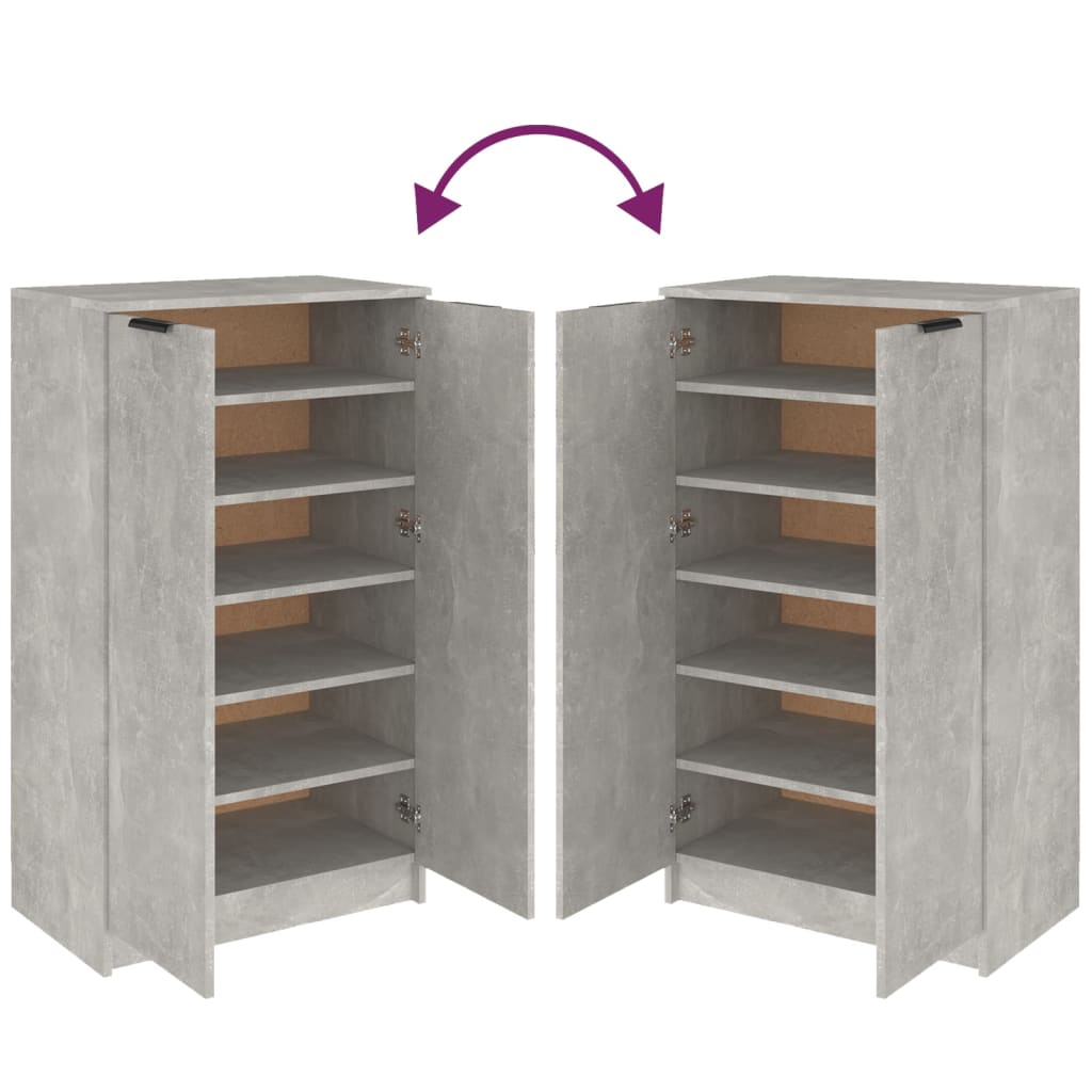 Schoenenkast 59x35x100 cm bewerkt hout