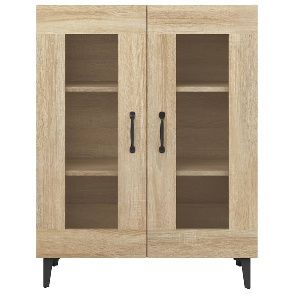 Dressoir 69,5x34x90 cm bewerkt hout eikenkleurig