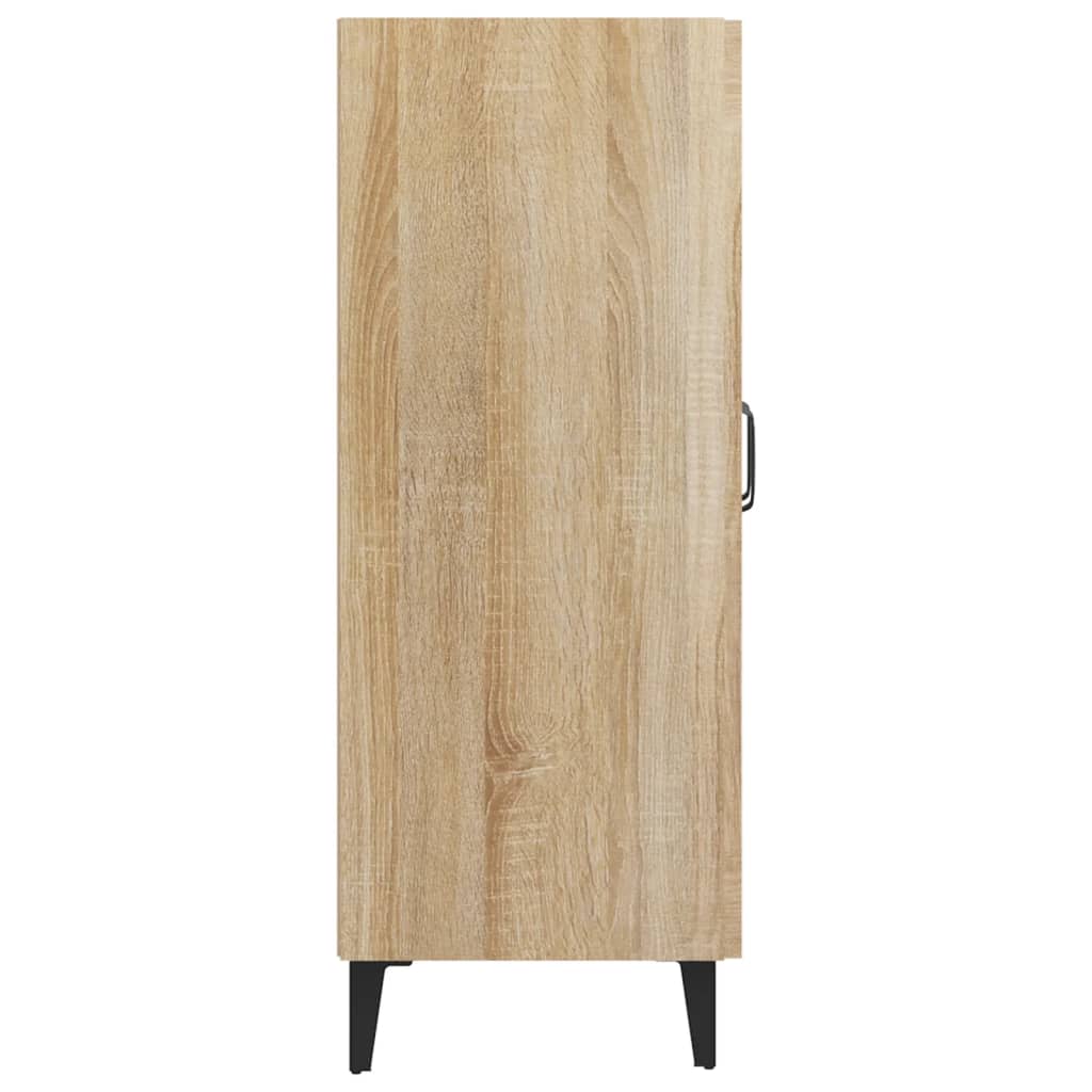 Dressoir 69,5x34x90 cm bewerkt hout eikenkleurig