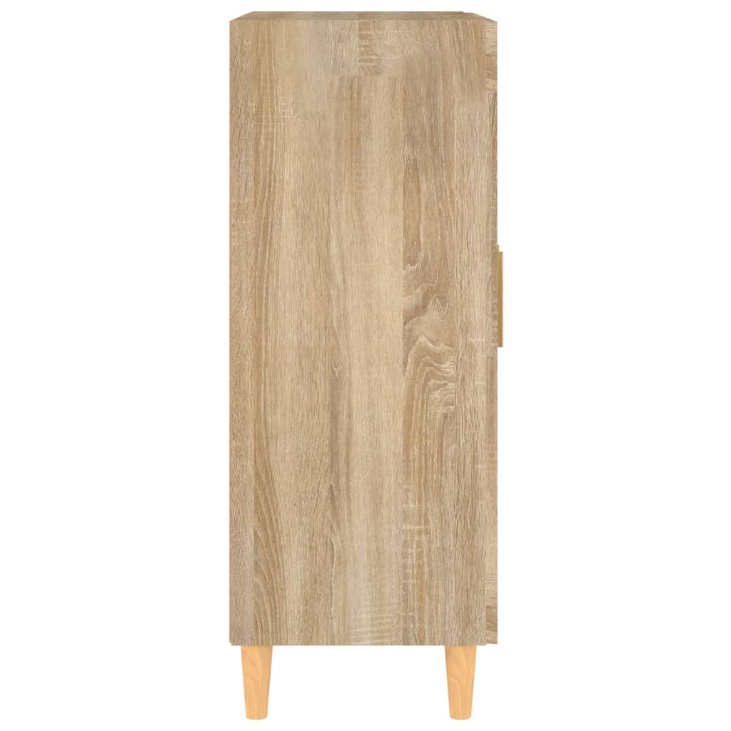 Dressoir 69,5x34x90 cm bewerkt hout eikenkleurig