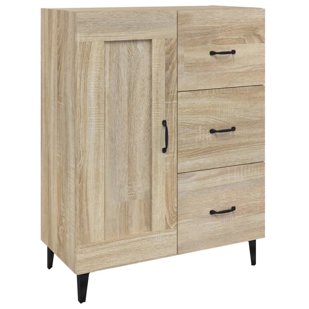 Dressoir 69,5x34x90 cm bewerkt hout