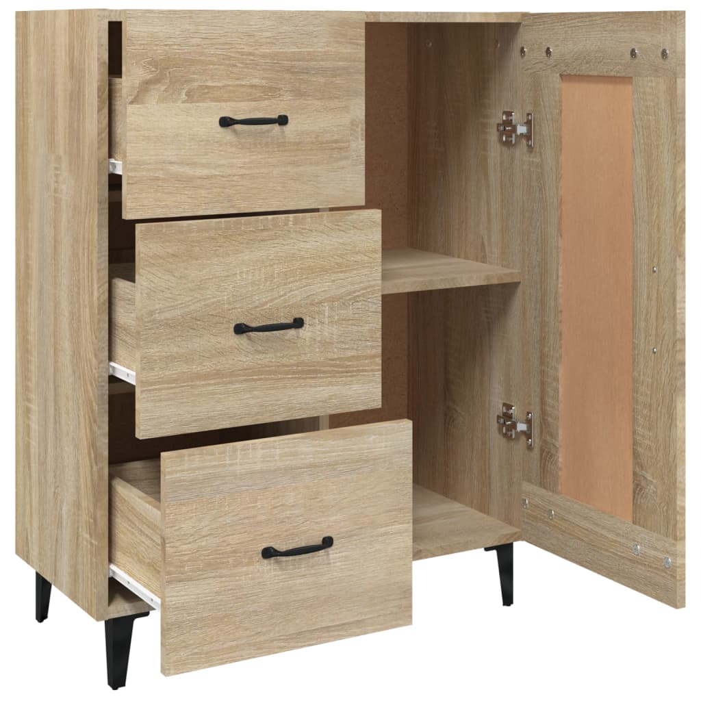 Dressoir 69,5x34x90 cm bewerkt hout