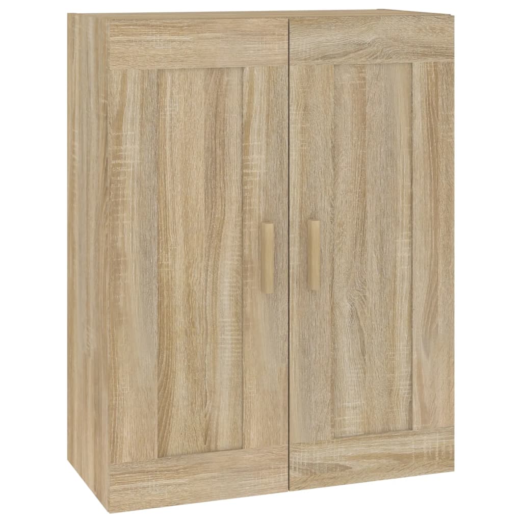 Wandkast 69,5x32,5x90 cm bewerkt hout