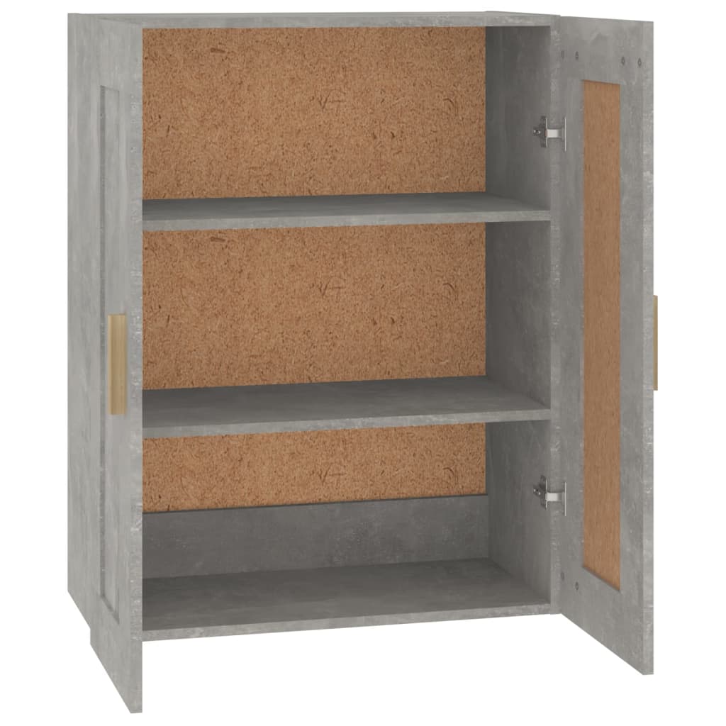 Wandkast 69,5x32,5x90 cm bewerkt hout