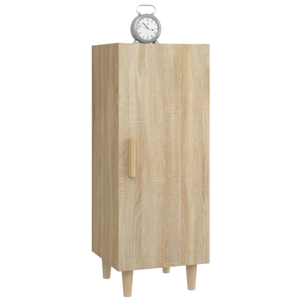 Dressoir 34,5x34x90 cm bewerkt hout eikenkleurig