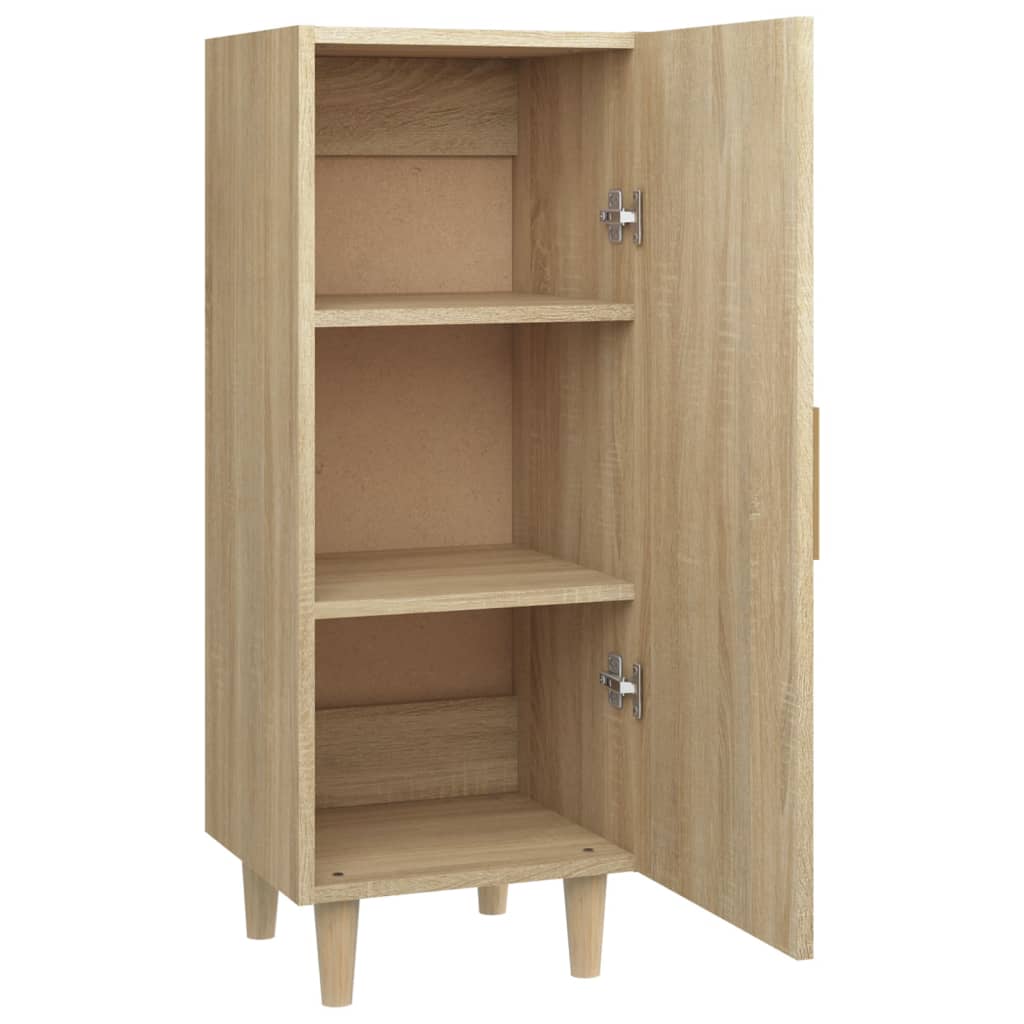 Dressoir 34,5x34x90 cm bewerkt hout eikenkleurig