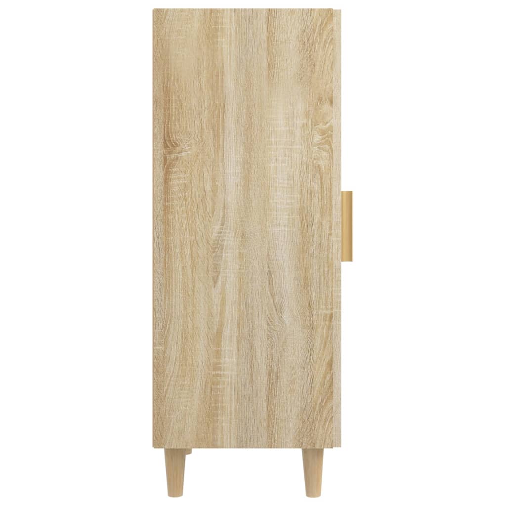 Dressoir 34,5x34x90 cm bewerkt hout eikenkleurig