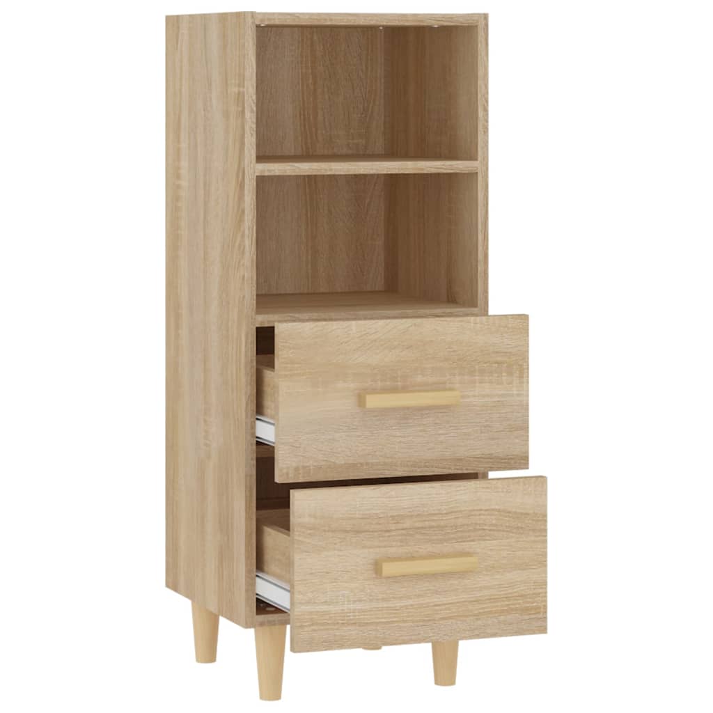 Dressoir 34,5x34x90 cm bewerkt hout