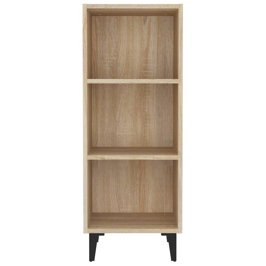 Dressoir 34,5x32,5x90 cm bewerkt hout