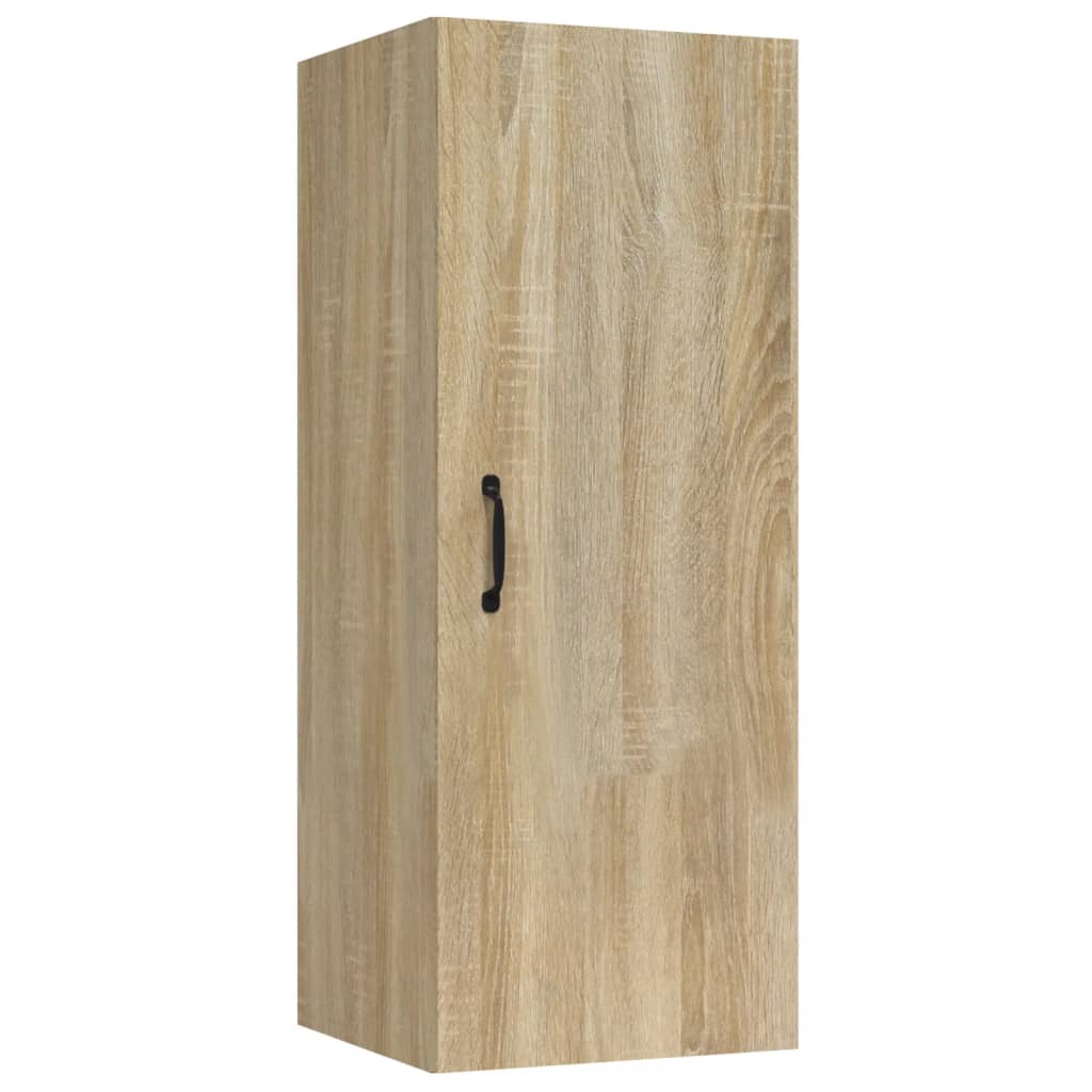 Wandkast 34,5x34x90 cm bewerkt hout