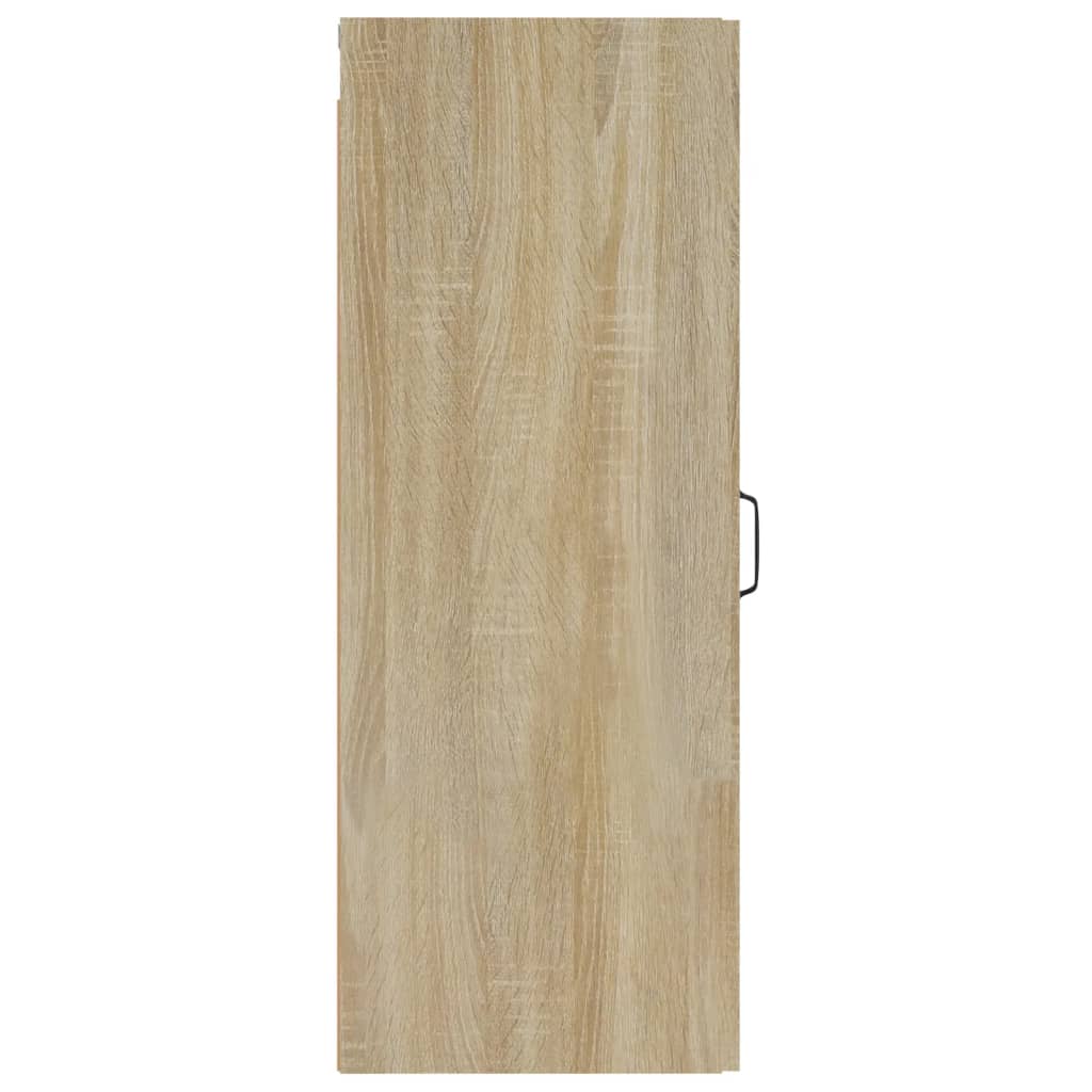 Wandkast 34,5x34x90 cm bewerkt hout