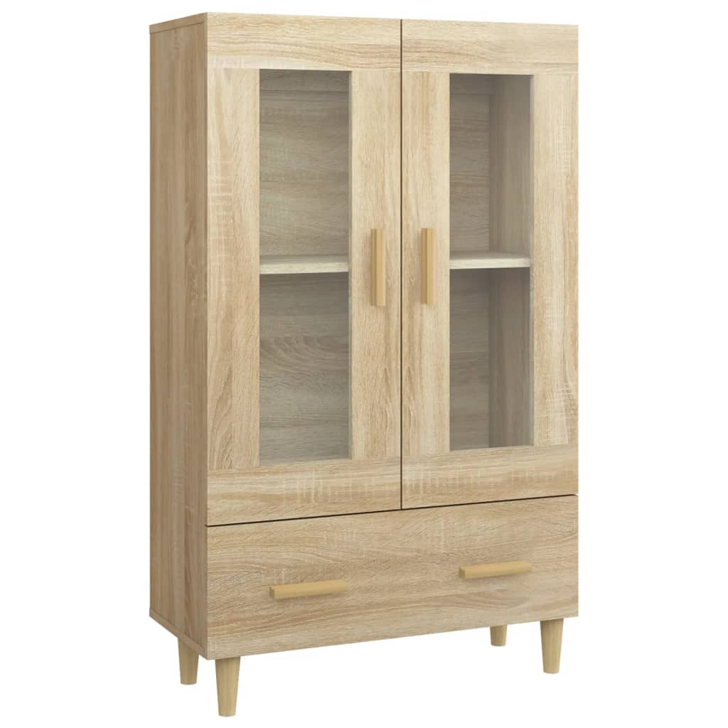 Hoge kast 70x31x115 cm bewerkt hout