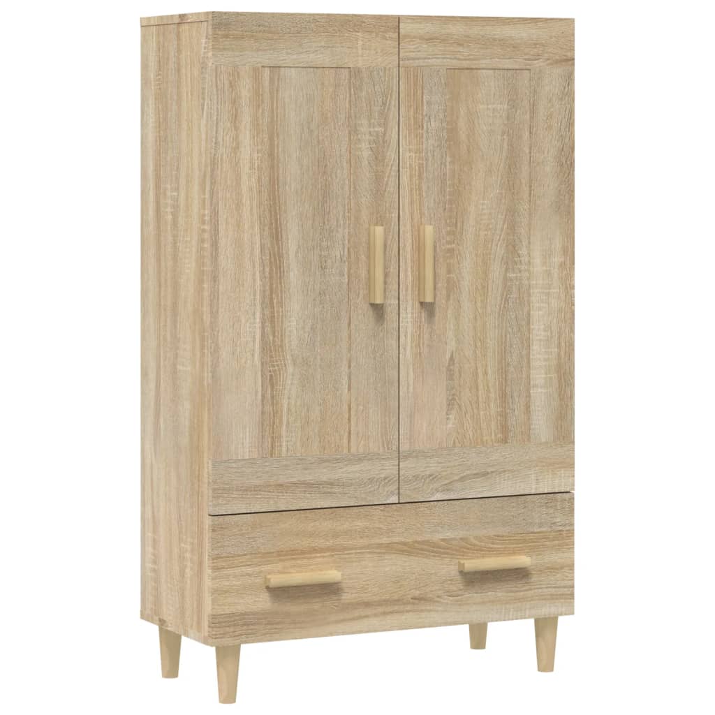 Hoge kast 70x31x115 cm bewerkt hout