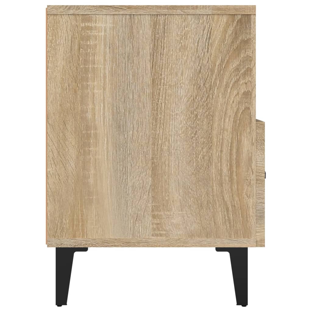 Tv-meubel 80x36x50 cm bewerkt hout