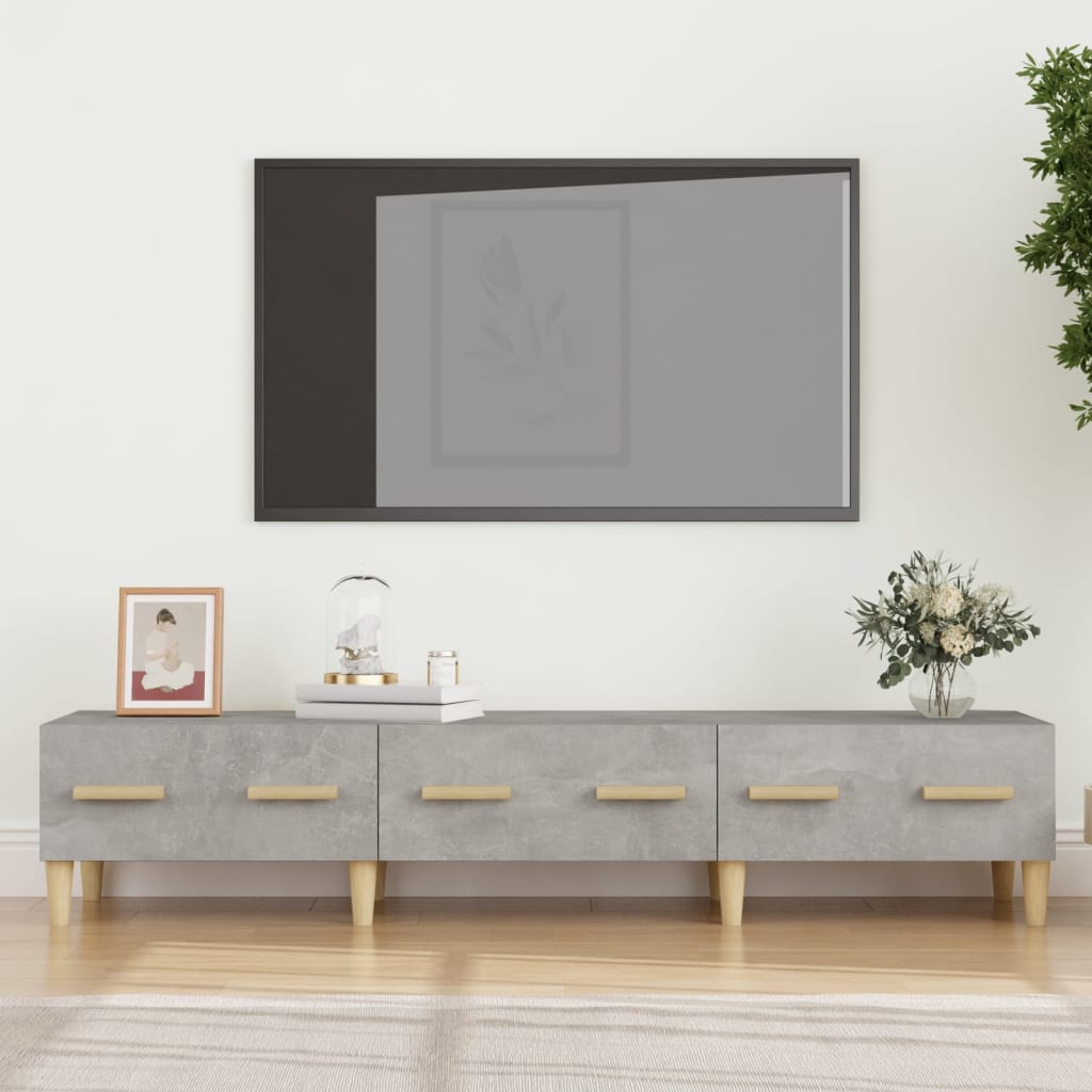 Tv-meubel 150x34,5x30 cm bewerkt hout