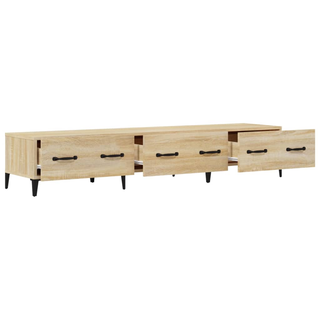 Tv-meubel 150x34,5x30 cm bewerkt hout