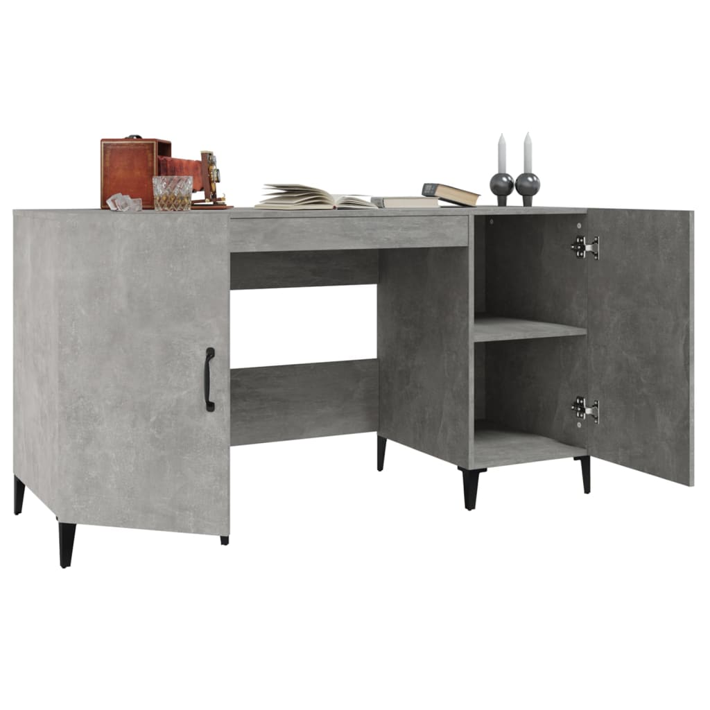 Bureau 140x50x75 cm bewerkt hout