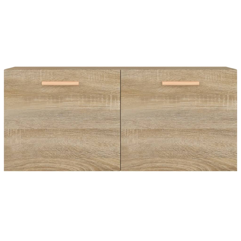 Wandkast 80x35x36,5 cm bewerkt hout