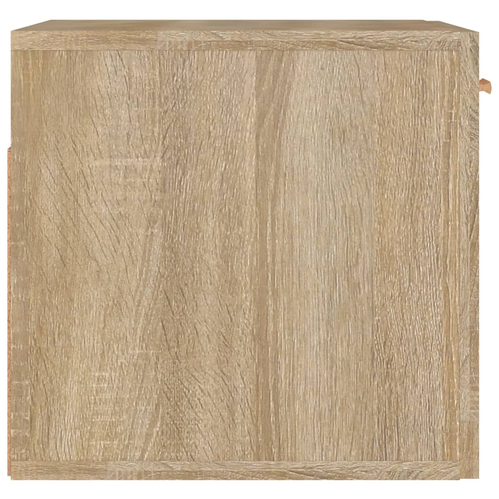 Wandkast 80x35x36,5 cm bewerkt hout