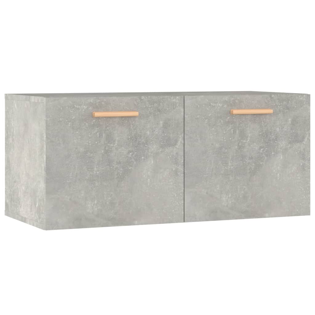 Wandkast 80x35x36,5 cm bewerkt hout