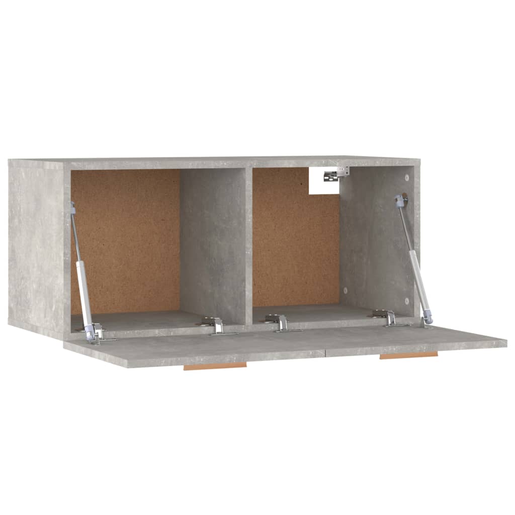 Wandkast 80x35x36,5 cm bewerkt hout