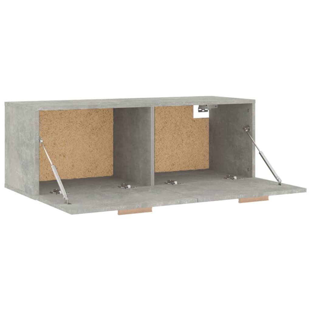 Wandkast 100x36,5x35 cm bewerkt hout