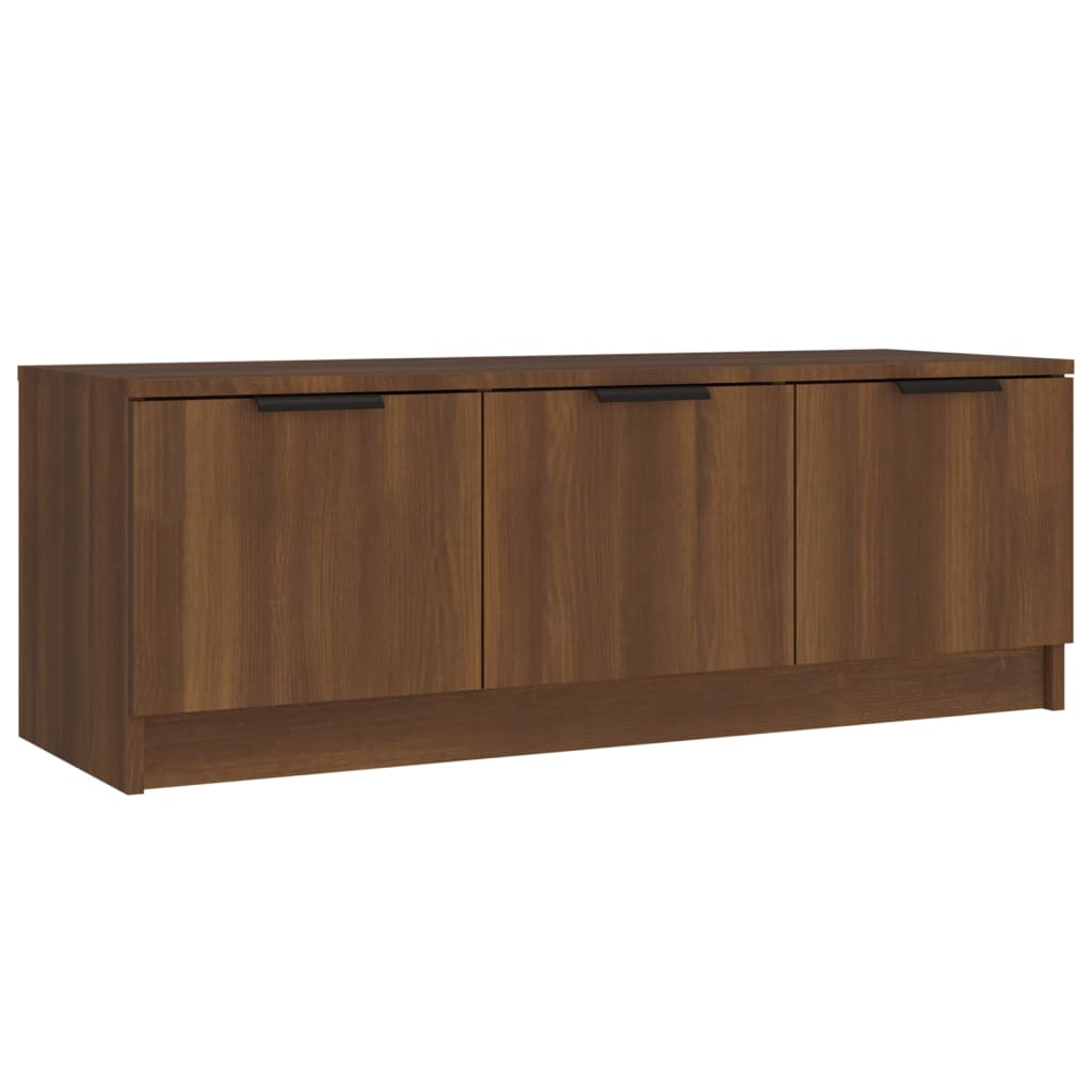 Tv-meubel 102x35x36,5 cm bewerkt hout