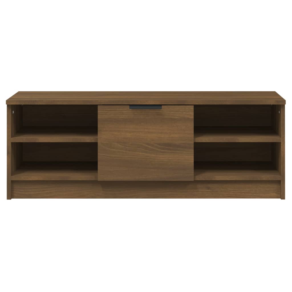 Tv-meubel 102x35,5x36,5 cm bewerkt hout eikenkleurig