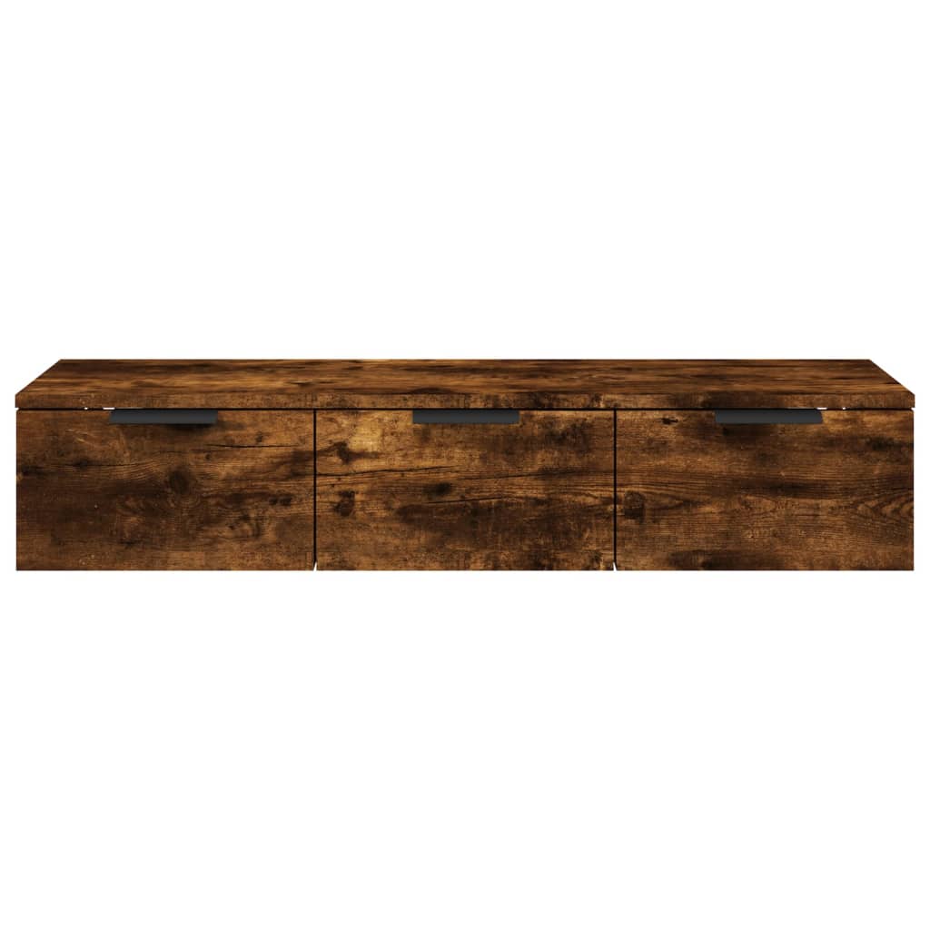 Wandkast 102x30x20 cm bewerkt hout hoogglans wit