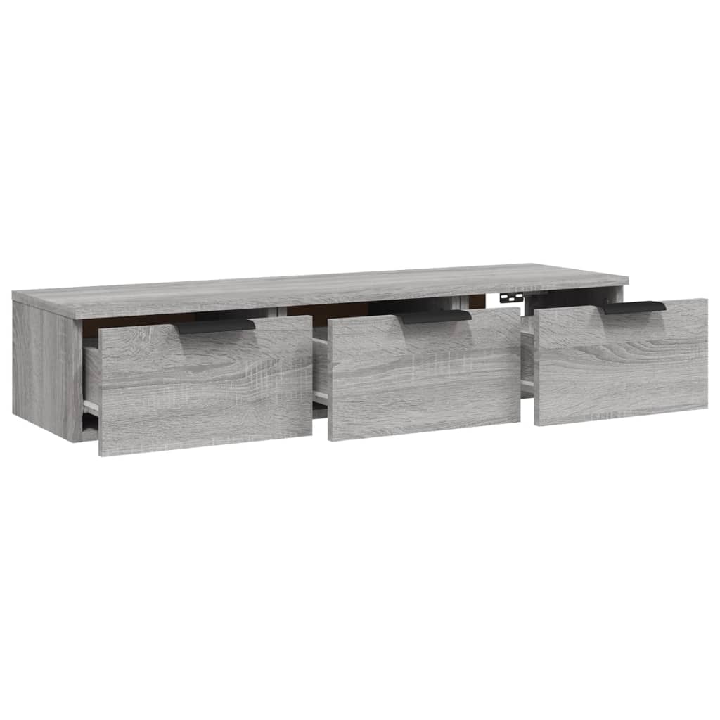 Wandkast 102x30x20 cm bewerkt hout hoogglans wit