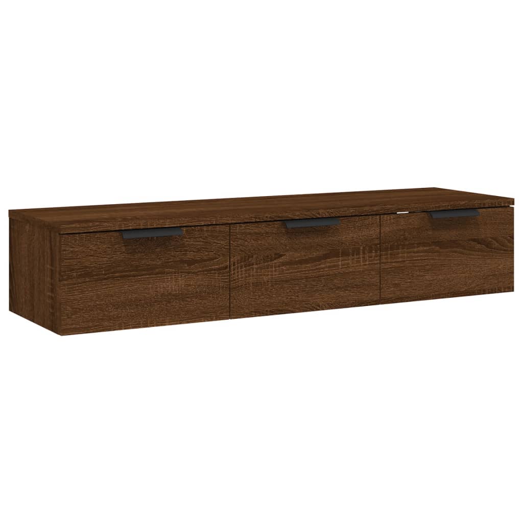 Wandkast 102x30x20 cm bewerkt hout hoogglans wit