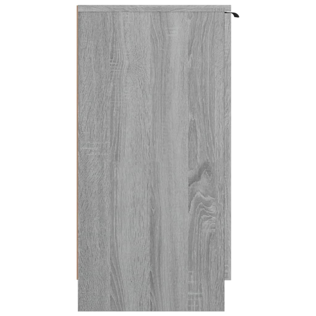 Schoenenkast 59x35x70 cm bewerkt hout eikenkleurig