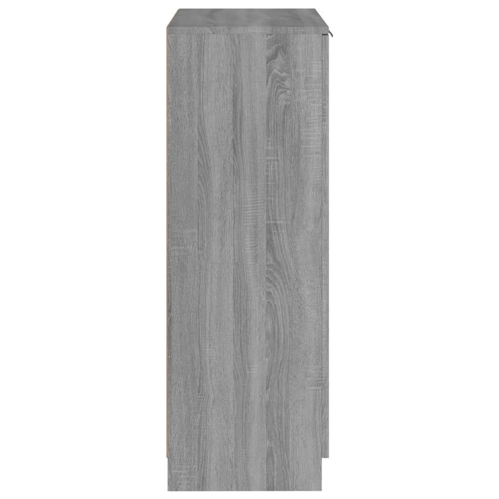 Schoenenkast 59x35x100 cm bewerkt hout