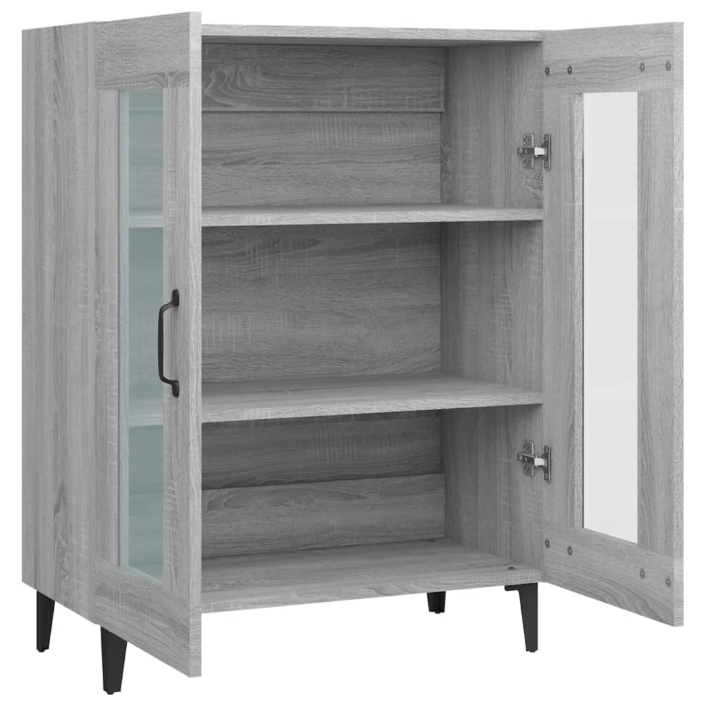 Dressoir 69,5x34x90 cm bewerkt hout eikenkleurig