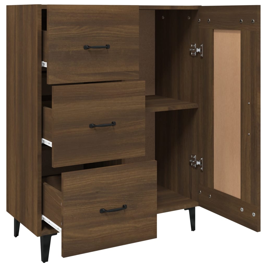 Dressoir 69,5x34x90 cm bewerkt hout