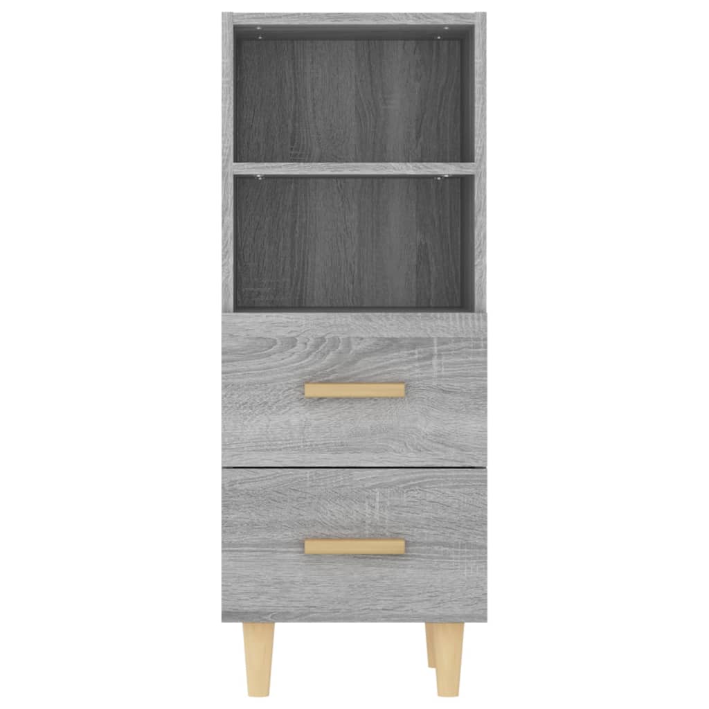 Dressoir 34,5x34x90 cm bewerkt hout