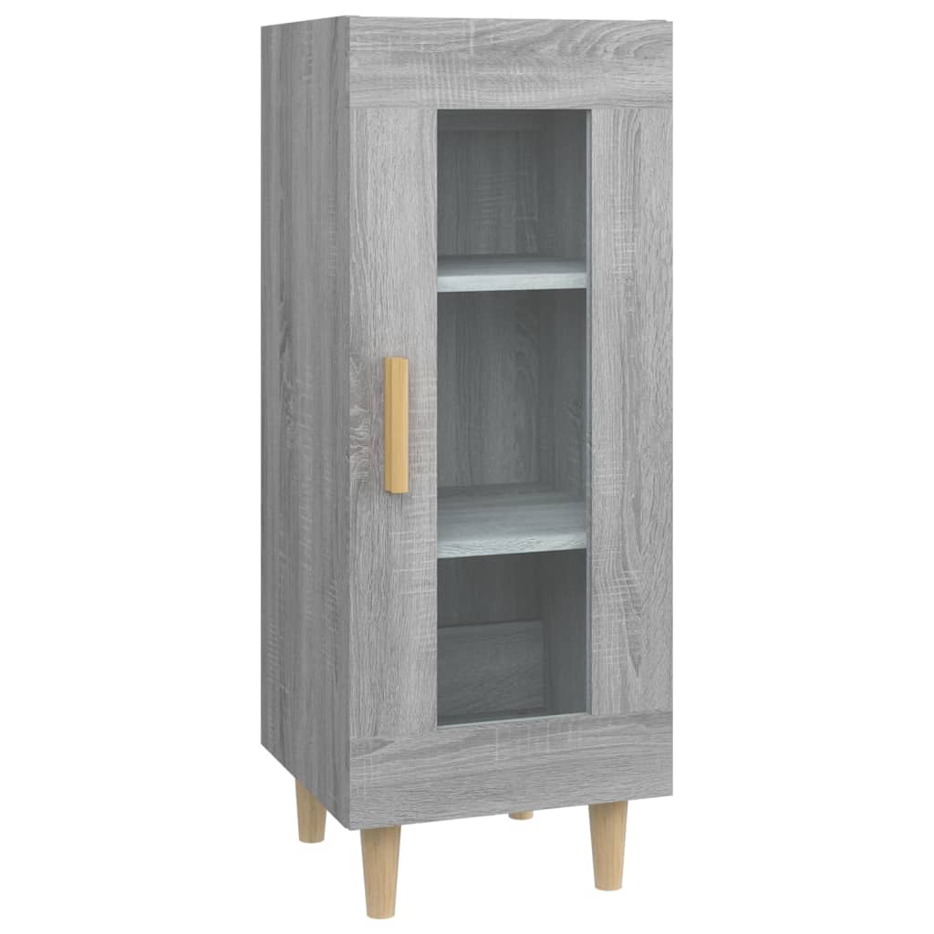 Dressoir 34,5x34x90 cm bewerkt hout eikenkleurig